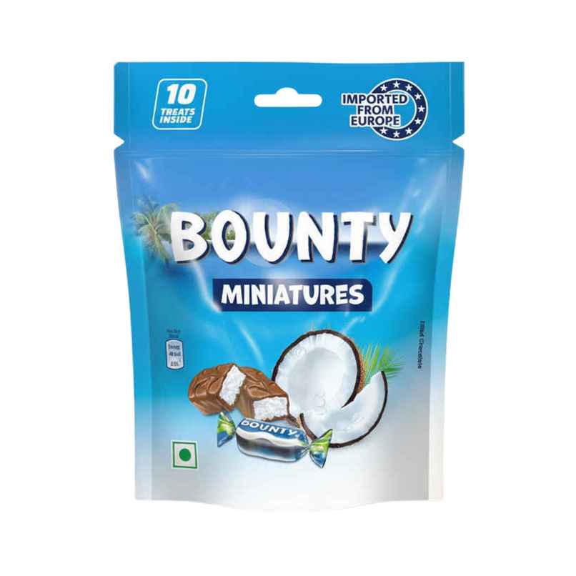Bounty Miniatures Coconut Filled Chocolate Pack