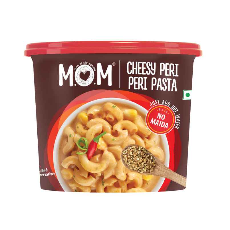 MOM Cheesy Peri Peri Instant Pasta MOM Cheesy Peri Peri Instant Pasta