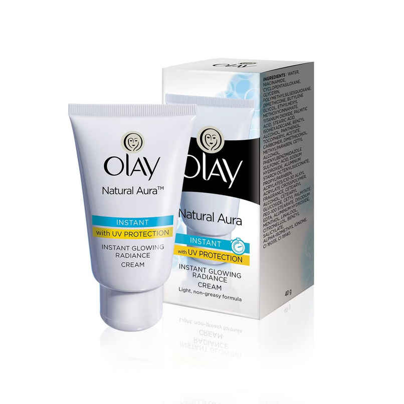 Olay Natural Aura Radiance Cream With Vitamin B3, Pro B5, E And UV Protection Olay Natural Aura Radiance Cream With Vitamin B3, Pro B5, E And UV Protection