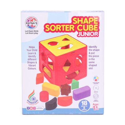 Ratna's Shape Sorter Cube Jr.