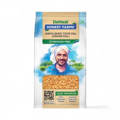 Dehaat Honest Farms Unpolished Toor Dal | Arhar Dal