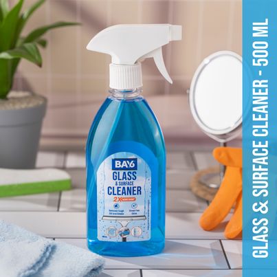 BAY6 Glass and Surface Cleaner 2X Shine Tough Dirt & Grease Removal BAY6 Glass and Surface Cleaner 2X Shine Tough Dirt & Grease Removal