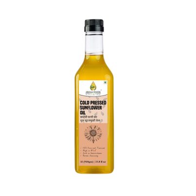 Aroga Foods Sunflower Cold Pressed Oil | Healthy Cooking Oil