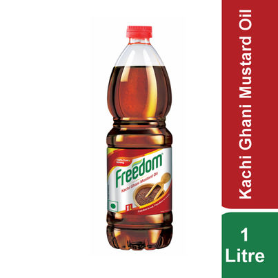 Freedom Kachi Ghani Mustard Oil Bottle