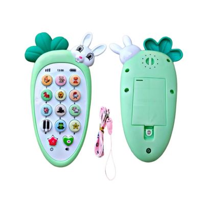 Fablue Cell Phone Musical Toy - Animal Sounds And Number Learning For Kids And Toddlers - Green