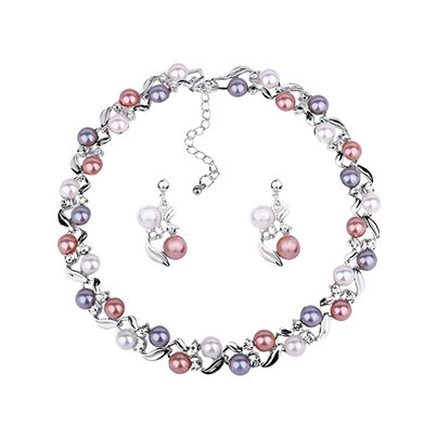 Youbella Stylish Latest Design Necklace Jewellery Set For Women (Multi-Colour) (Ybnk - 5764)