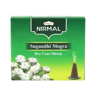 Nirmal Mogra Dry Cone Dhoop | Shubhkart