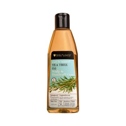 Soulflower Tea Tree Scalp and Anti Dandruff Hair Oil