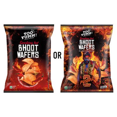 Too Yumm! Bhoot Wafers | Bhut Jolokia flavour | Spicy Chilli Potato Chips