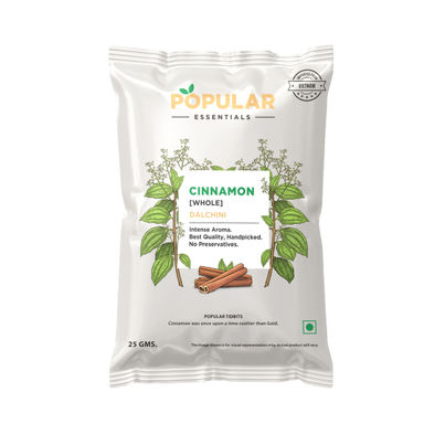Popular Essentials Cinnamon Whole (Dalchini) Popular Essentials Cinnamon Whole (Dalchini)