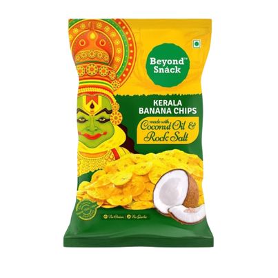 Beyond Snack Kerala Banana Chips - with Coconut Oil & Rock Salt Beyond Snack Kerala Banana Chips - with Coconut Oil & Rock Salt