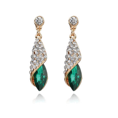 YouBella Jewellery Crystal Drop Earrings for Girls and Women (YBEAR - 32067)