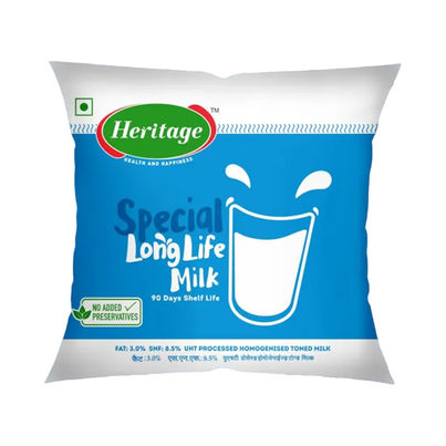 Heritage Special Long Life Toned Milk (Pouch)