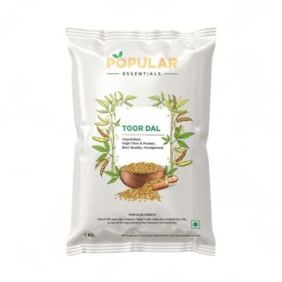 Popular Essentials Toor Dal | Un-Polished