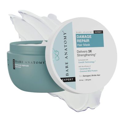 Bare Anatomy Damage Repair Hair Mask Hair Mask For Dry & Frizzy Hair With Coconut Milk Protein