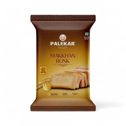 Palekar Makkhan Butter Rusk | Bromate-free and Trans Fat-free