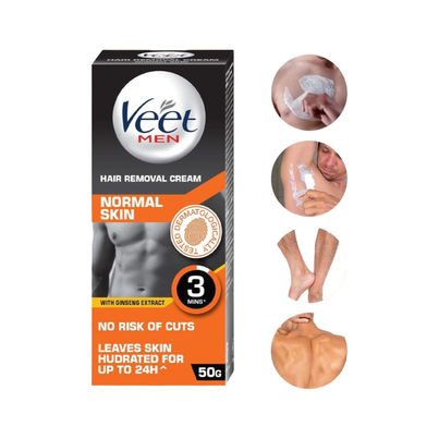 Veet Men Hair Removal Cream - Normal Skin Veet Men Hair Removal Cream - Normal Skin