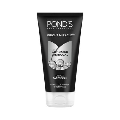 Pond's Bright Miracle Detox Facewash With 10X Power Of Charcoal