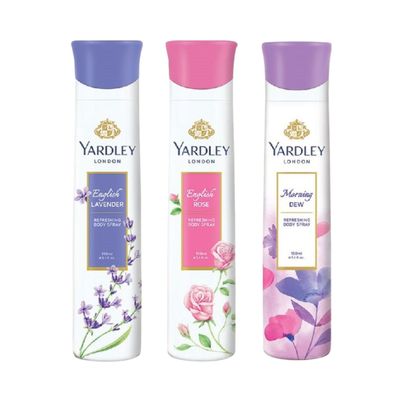 Yardley London Assorted Deodorant Pack for Women - Assorted
