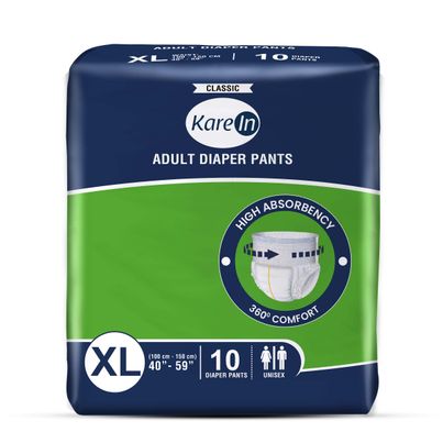 KareIn Classic Adult Diaper (Pants, XL , 100-150 cm)