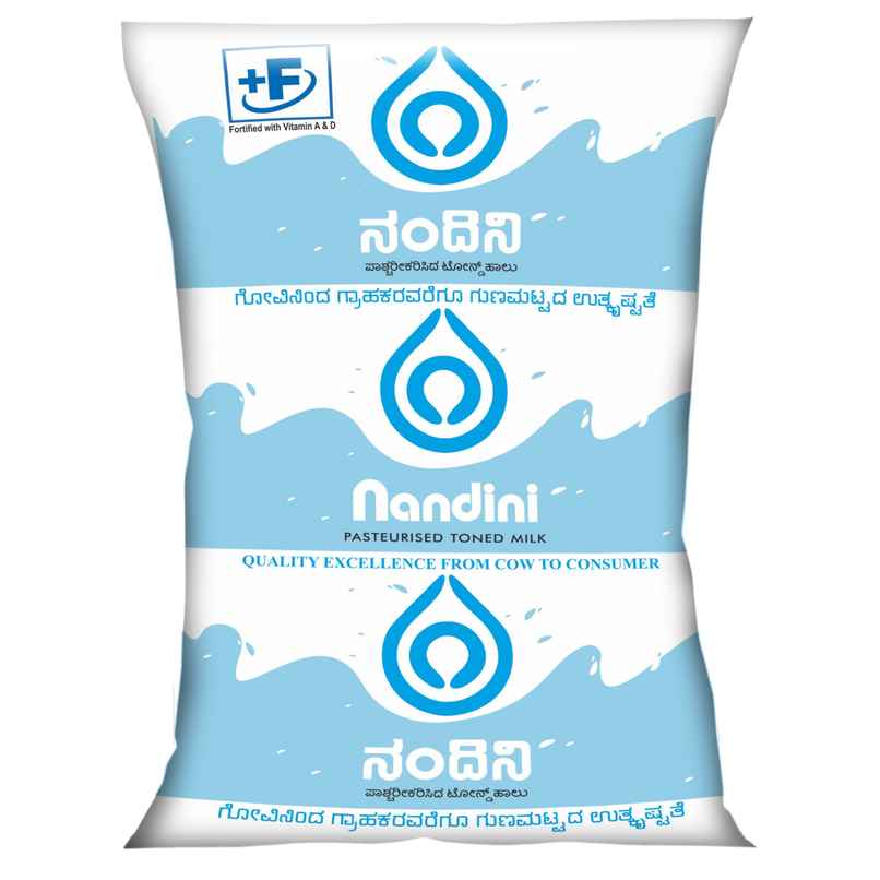 Nandini Toned Fresh Milk | Pouch Nandini Toned Fresh Milk | Pouch