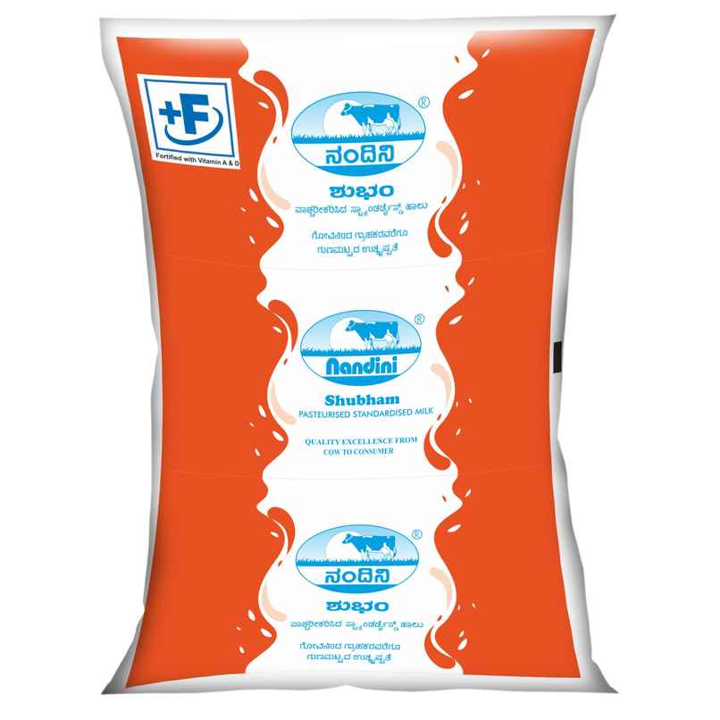 Nandini Standardized Fresh Milk | Pouch