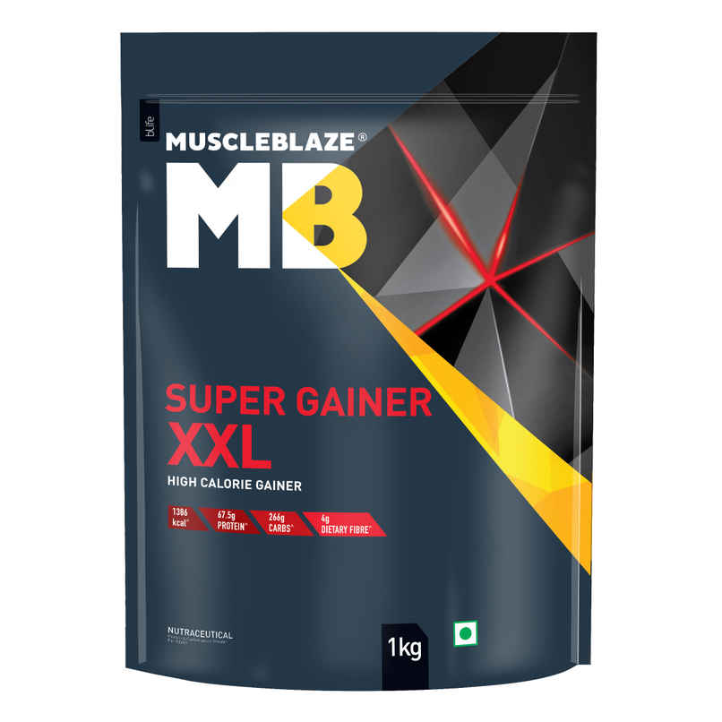 MuscleBlaze Super Gainer XXL High Calorie Gainer For Muscle Mass MuscleBlaze Super Gainer XXL High Calorie Gainer For Muscle Mass