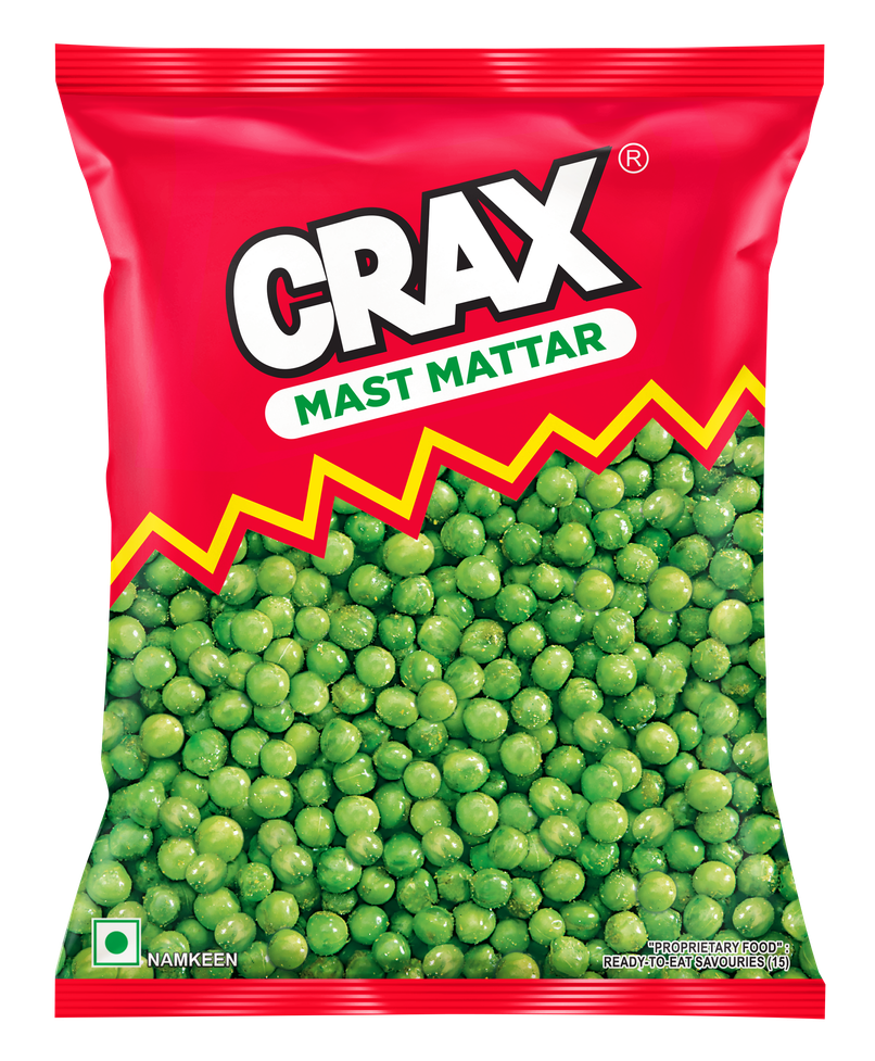 Crax Mast Matar Green Peas Namkeen Snacks