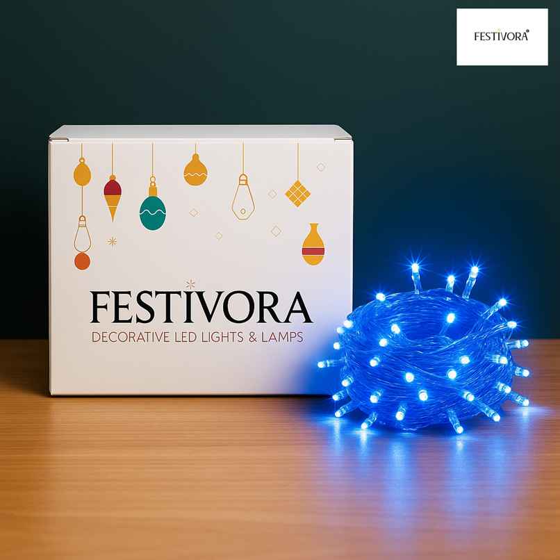 Festivora Blue Color Pixel Led String Light | Rice Light For Festival, Room Decoration Festivora Blue Color Pixel Led String Light | Rice Light For Festival, Room Decoration