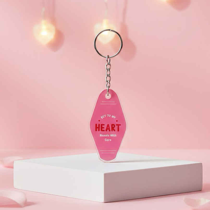 Key to My Heart keyring