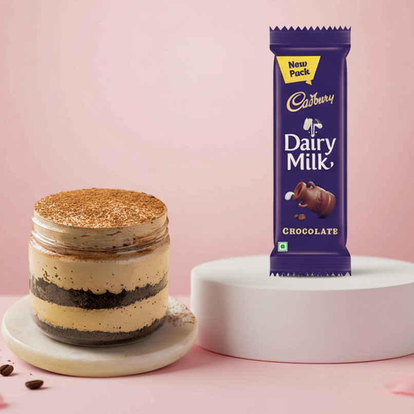 Tiramisu + Cadbury Dairy Milk Chocolate Bar | Smooth & Rich Milk