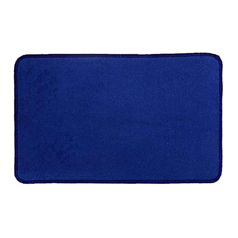Kuber Industries Microfiber Anti Slip Bath Mat | Blue | 61 x 36 cm