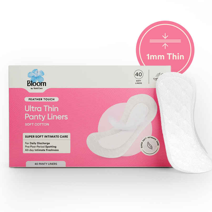 Bloom By Bold Care Panty Liners | Anti-Bacterial Daily Protection & Discharge