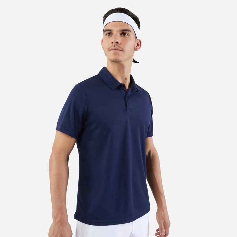 Decathlon | Artengo Men's Dry-Fit Tennis T-Shirt - Navy Blue - XL