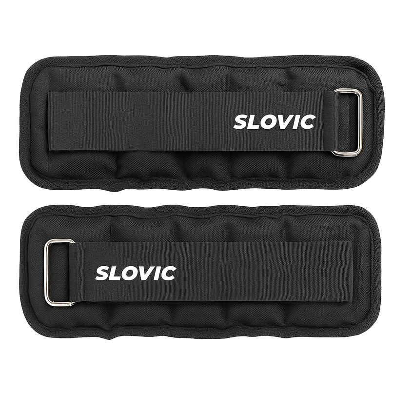 Slovic Adjustable Ankle Weights for Running, Jogging & Leg Exercise Slovic Adjustable Ankle Weights for Running, Jogging & Leg Exercise