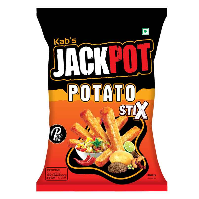 Kab's Jackpot Potato Stix - Peri Peri