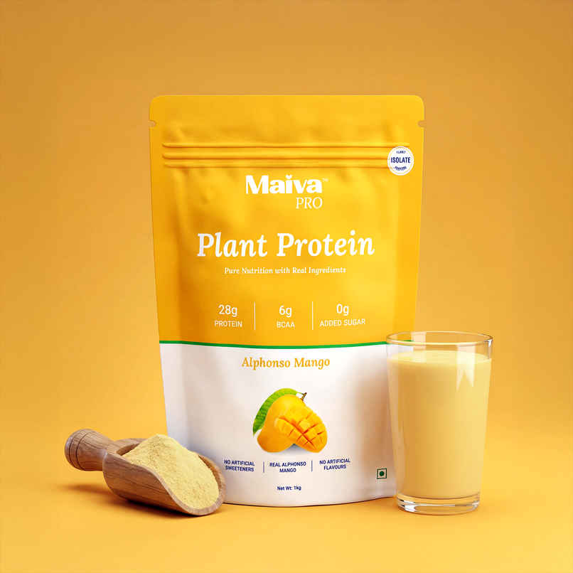 Maiva Pro Plant Protein Powder - Alphonso Mango