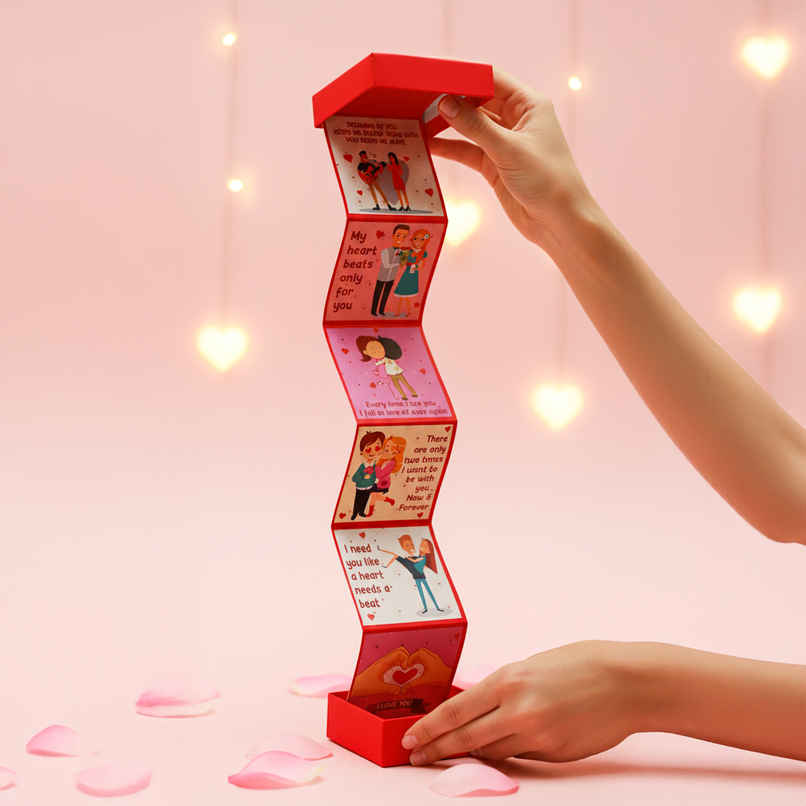 Love Message Surprise Notes Gift Box Hamper Set | Picfest