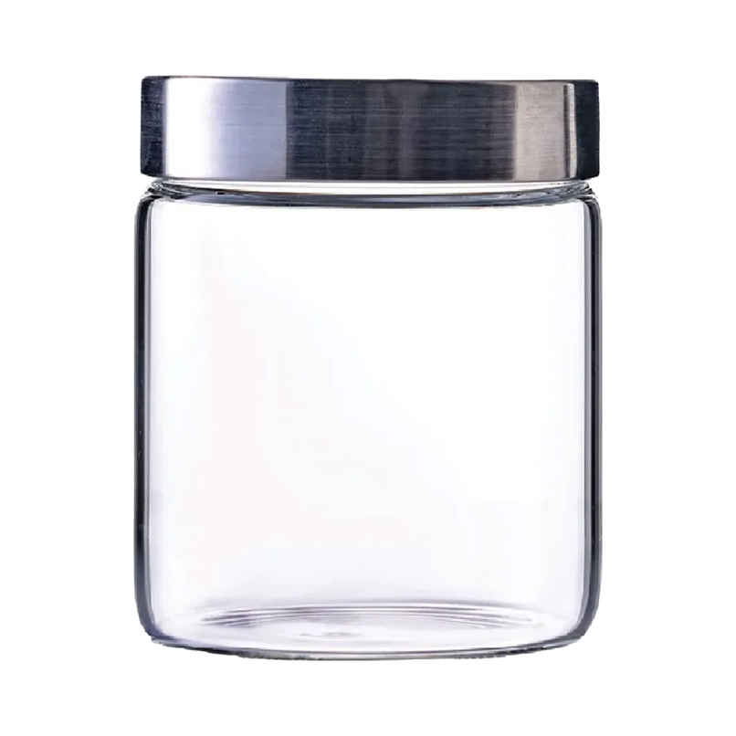 BAY6 Premium Imported Borosilicate Glass Jar -700 ml