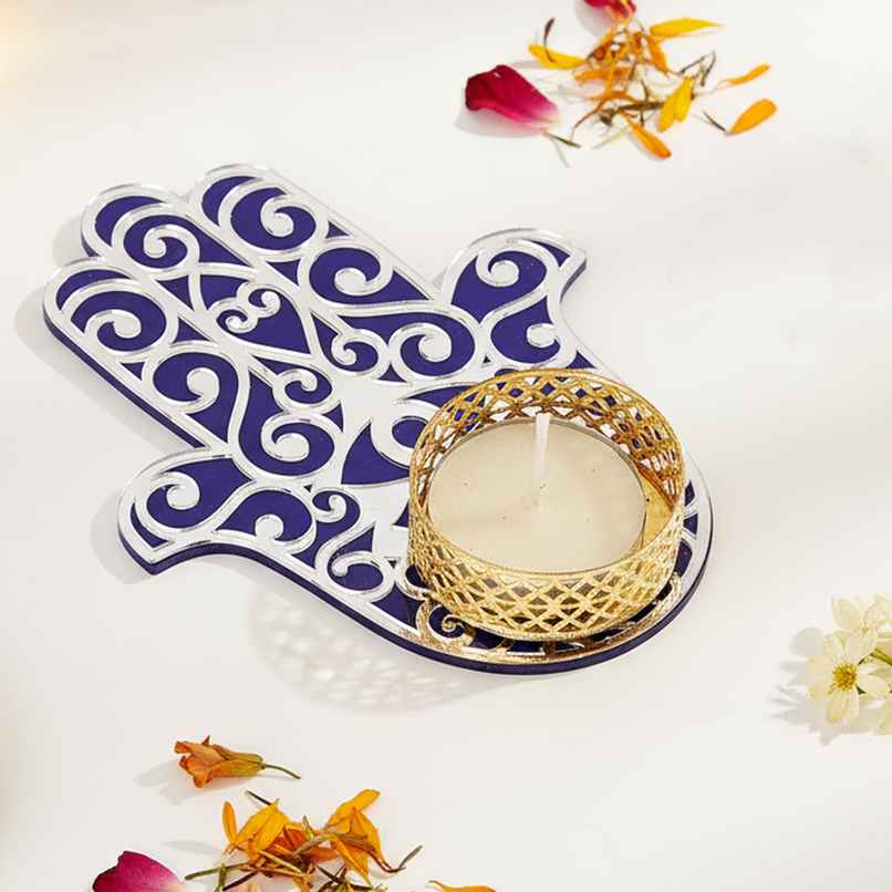 Hamsa Tealight Candle | IGP