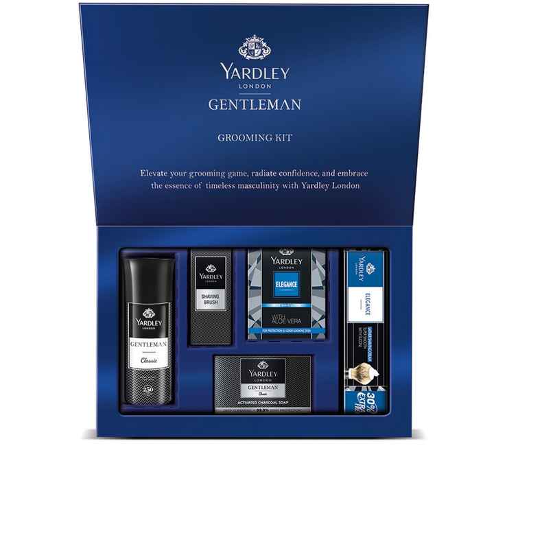 Yardley London Luxury Grooming Kit For Men - Pack of 5