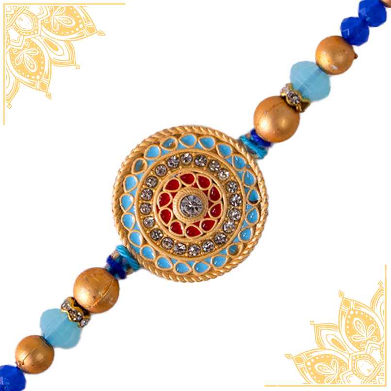 Abstract Single Rakhi (Avyaan Rakhi) Set of 1