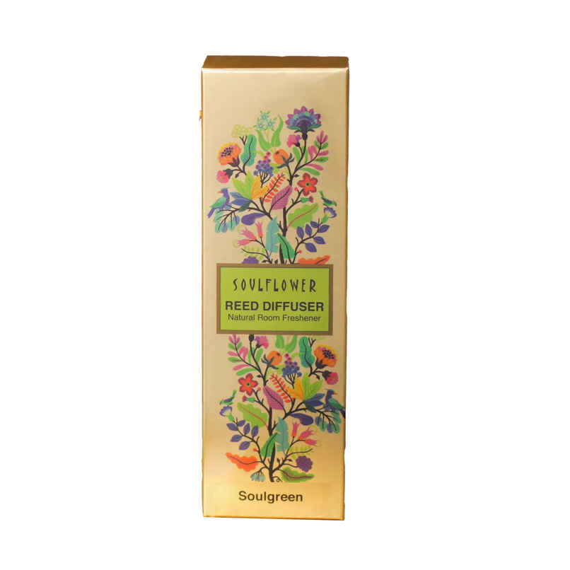 Soulflower Premium Reed Diffuser Soulgreen - Refreshing Soulflower Premium Reed Diffuser Soulgreen - Refreshing
