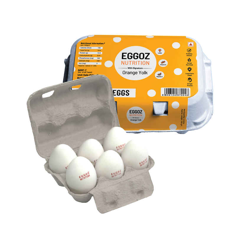 Eggoz Protein Rich Farm Fresh White Eggs