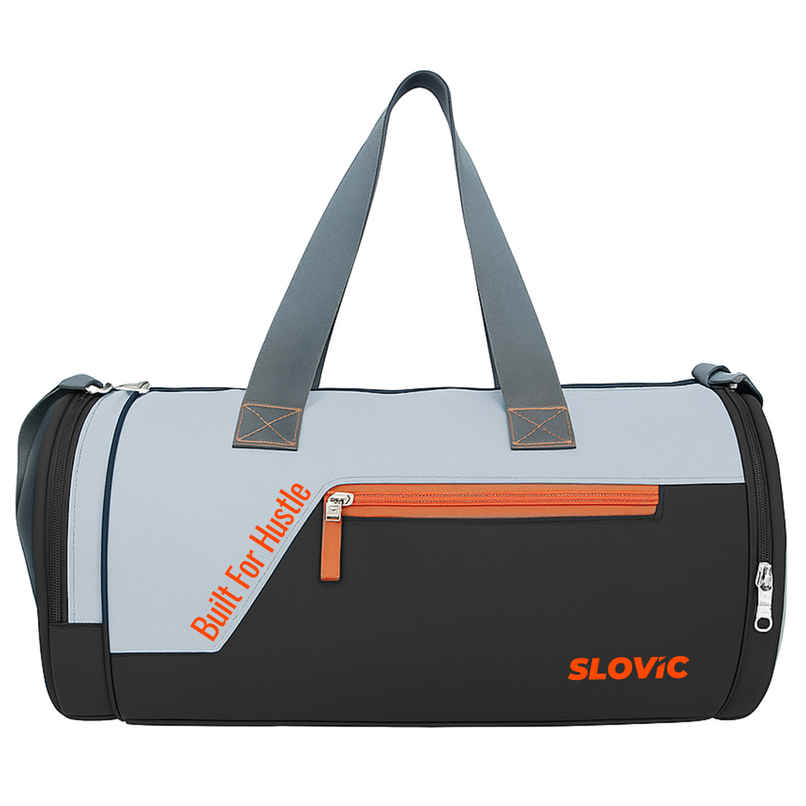Slovic Gym Bag with 4 Compartments for Travel, Gym & Daily Use-Separate Shoe Compartment - 25 L