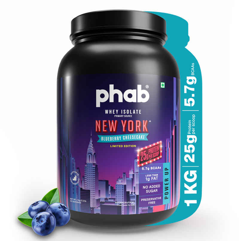 Phab Blueberry Cheesecake Whey Isolate Protein Powder Pack