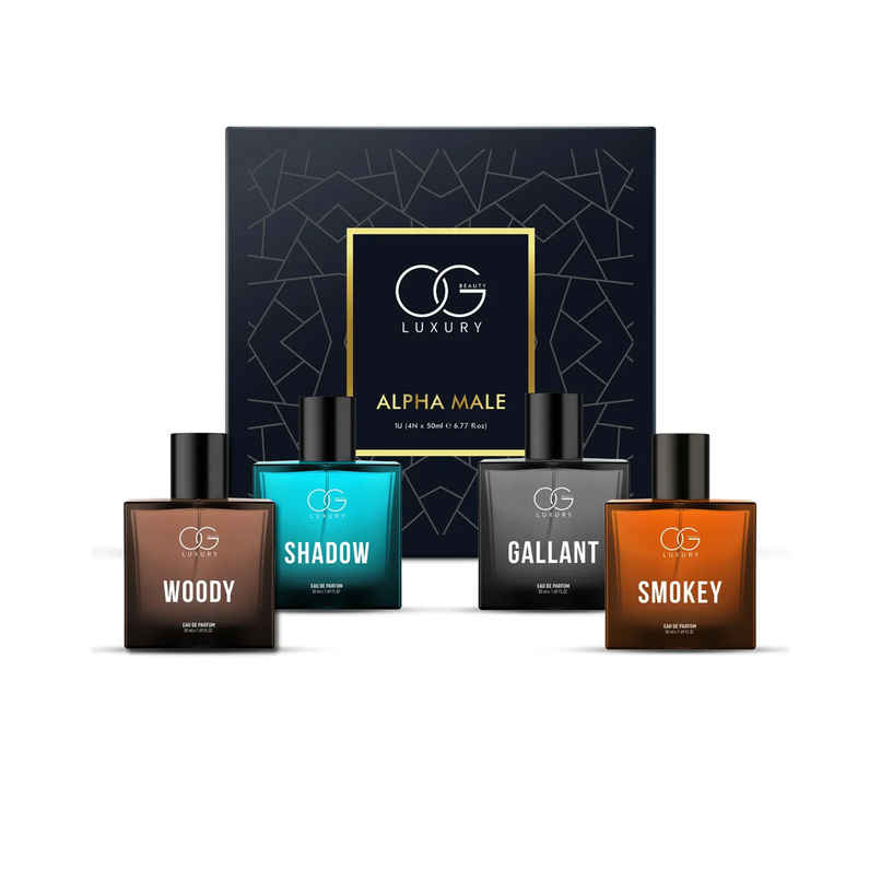 Og Beauty Luxury Alpha Male Eau De Parfum Set for Men
