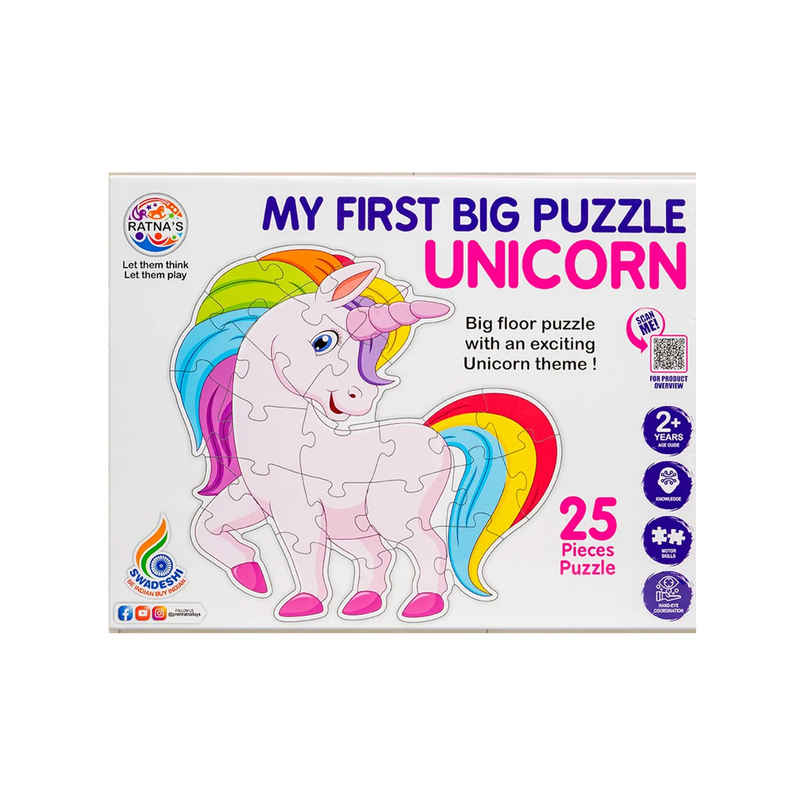 Ratna's My First Big Puzzle Unicorn