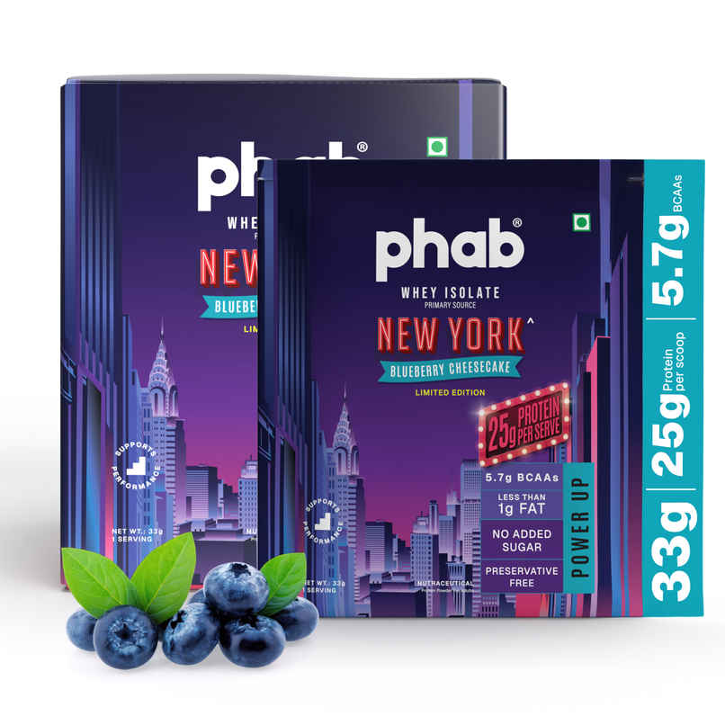 Phab Blueberry Cheescake Whey Isolate Protein Powder Pack