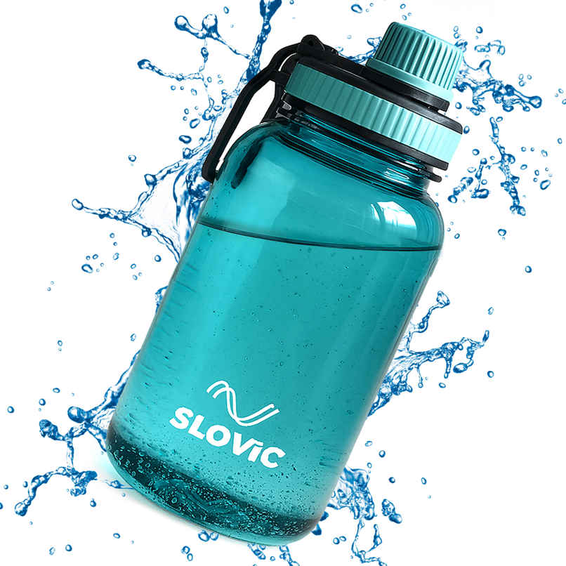 Slovic 600ml Water Bottle with Sipper Cap for Gym, Travel, Sports & Hydration-100% BPA Free